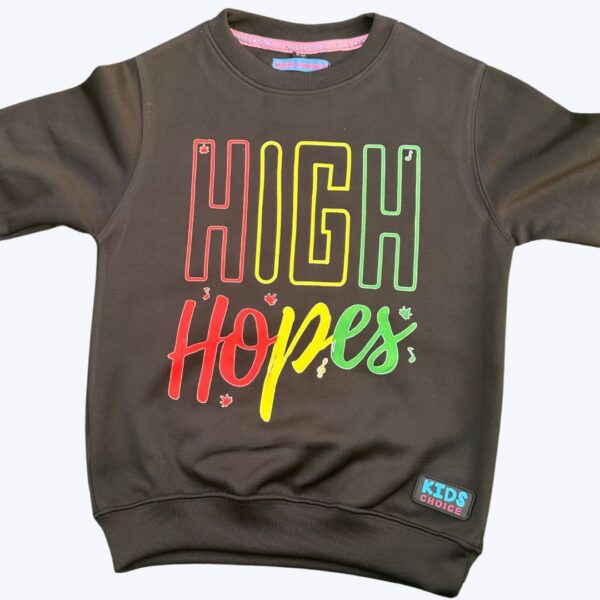 Midnight Black Kids Choice Sweatshirt