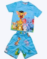 Cute Jungle Print Kids Outfit